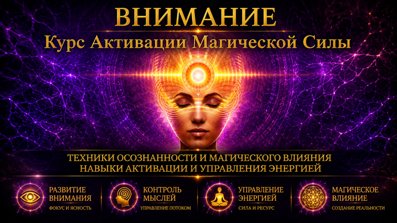 Обучающий курс по магии Онлайн Дистанционный
